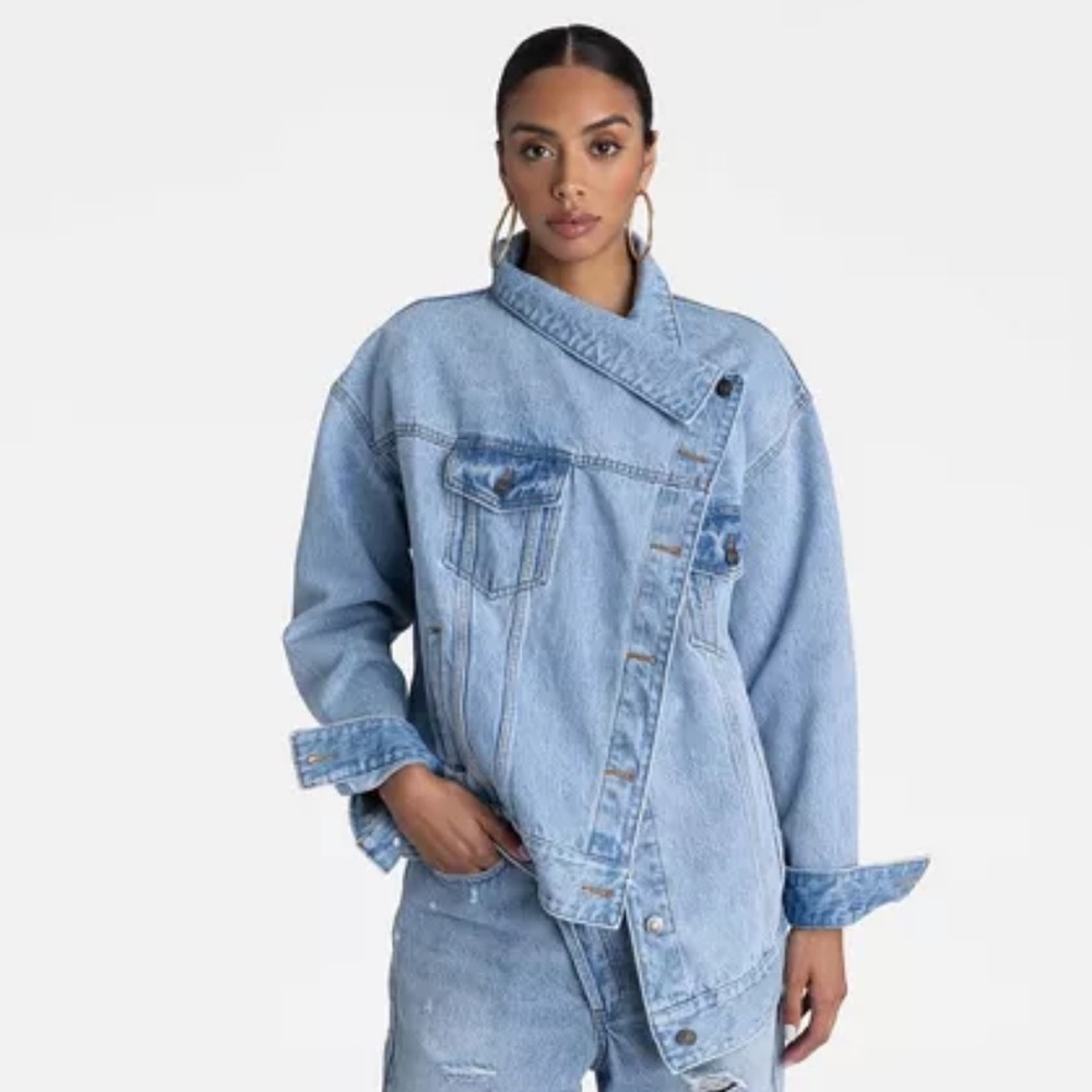 KBB x KAHLANA Women's 'The Denim Jacket' - Light Wash